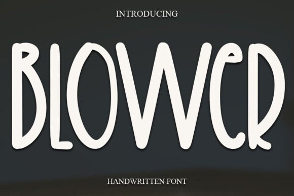 Blower Font: Sweet Handwritten Script for Crafters