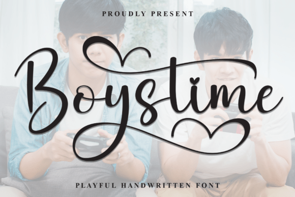 Boystime Font: Elegant Script for Editorial Design