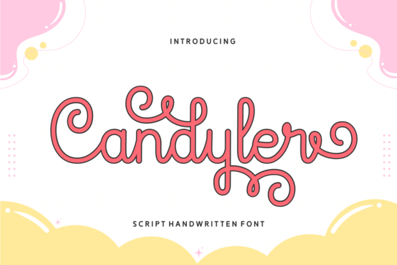 Candyler Font: A Playful Script Typeface for Editorial Design