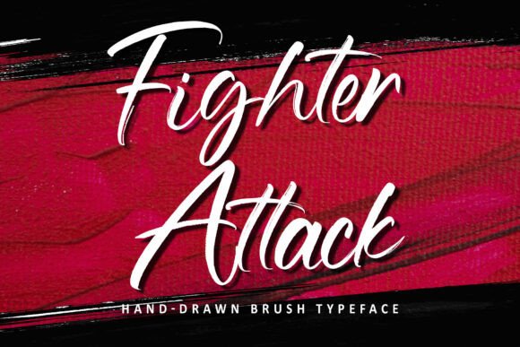 Fighter Attack Font: Bold Typography for Editorial Design