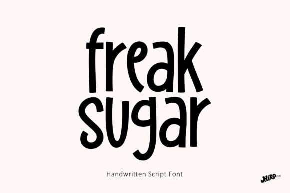 Freak Sugar Font: Sweet Handwritten Style for Brands