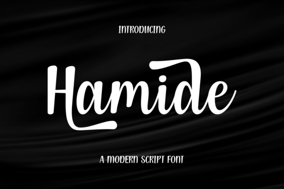 Hamide Font: Elevating Campaign Visuals with Modern Script