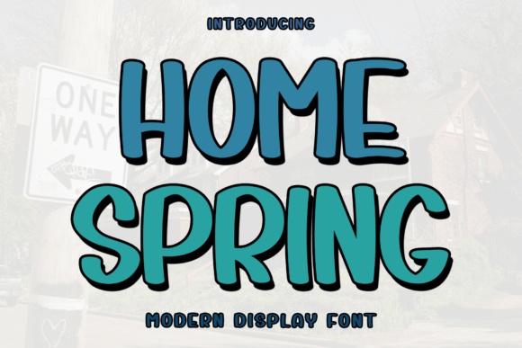Home Spring Font: Adding Grace to Web Design