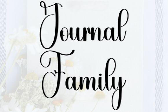 Journal Family Font: Festive Typography for Editorial Design