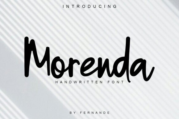 Morenda Font: Elevating Campaign Visuals with Hand-Scripted Charm
