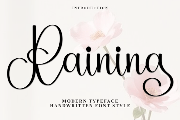 Raining Font Review: Festive Typography for Business Branding