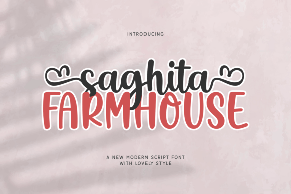 Saghita Farmhouse Font for Web Design