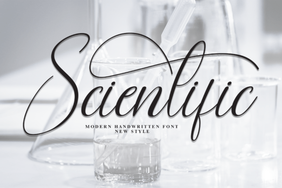 Scientific Font: Elegant Script for Digital Design