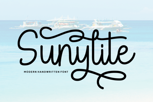 Sunylite Font: Breezy Handwritten Type for Makers