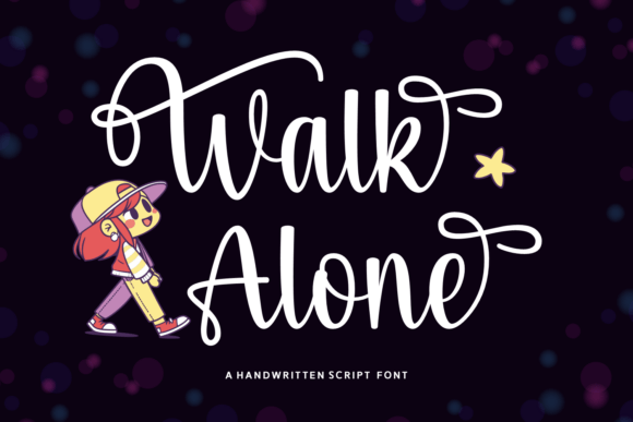 Walk Alone Font: Adding Playful Charm to Brand Identity